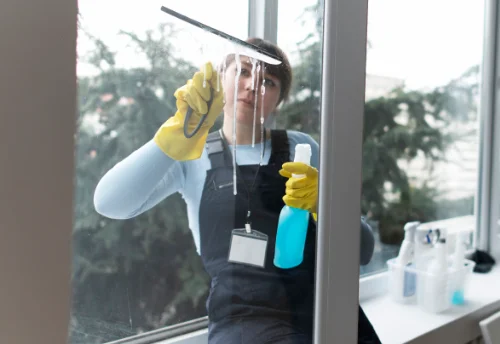 Nettoyage de vitres intérieures et extérieures à Bracon